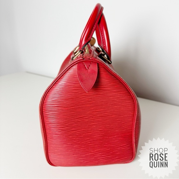 LOUIS VUITTON | Red Epi Leather Speedy 30 Vintage (SP1915) - Picture 3 of 10
